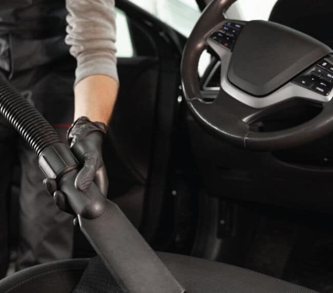Interior detailing Houston TX professional deep cleaning leather care Race Track Auto Center Westchase