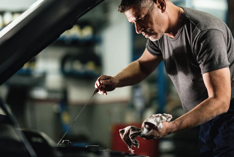 Oil change Houston TX professional quick lube synthetic oil Race Track Auto Center Westchase