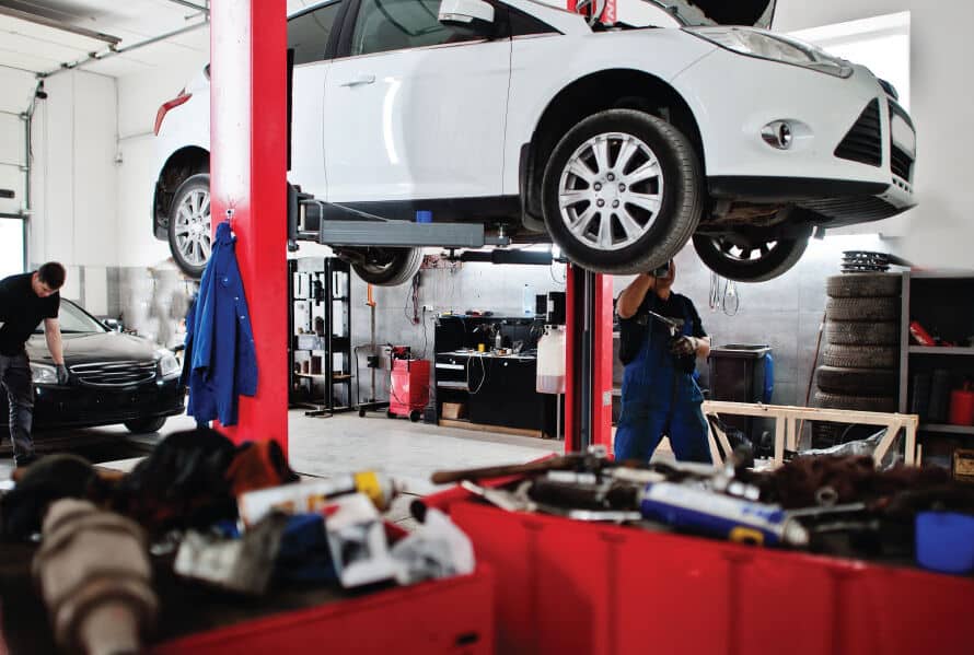 Mobile garage Houston professional vehicle service mobile repair Race Track Auto Center Westchase