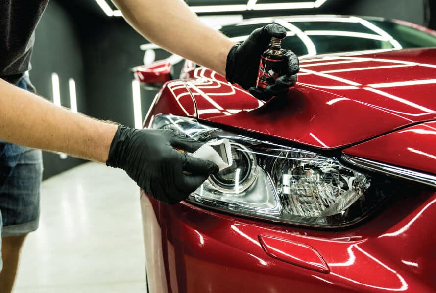 Exterior detailing Houston TX professional paint correction ceramic coating Race Track Auto Center Westchase