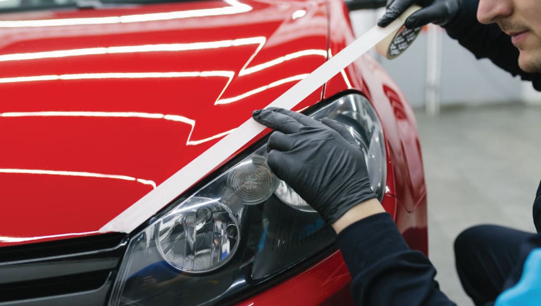 Ceramic coating application exterior detailing Houston TX Race Track Auto Center professional paint protection
