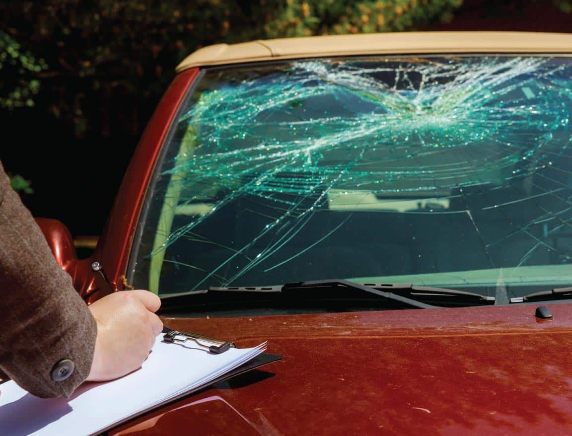 Professional auto glass repair and replacement services at Race Track Auto Services in Houston Texas