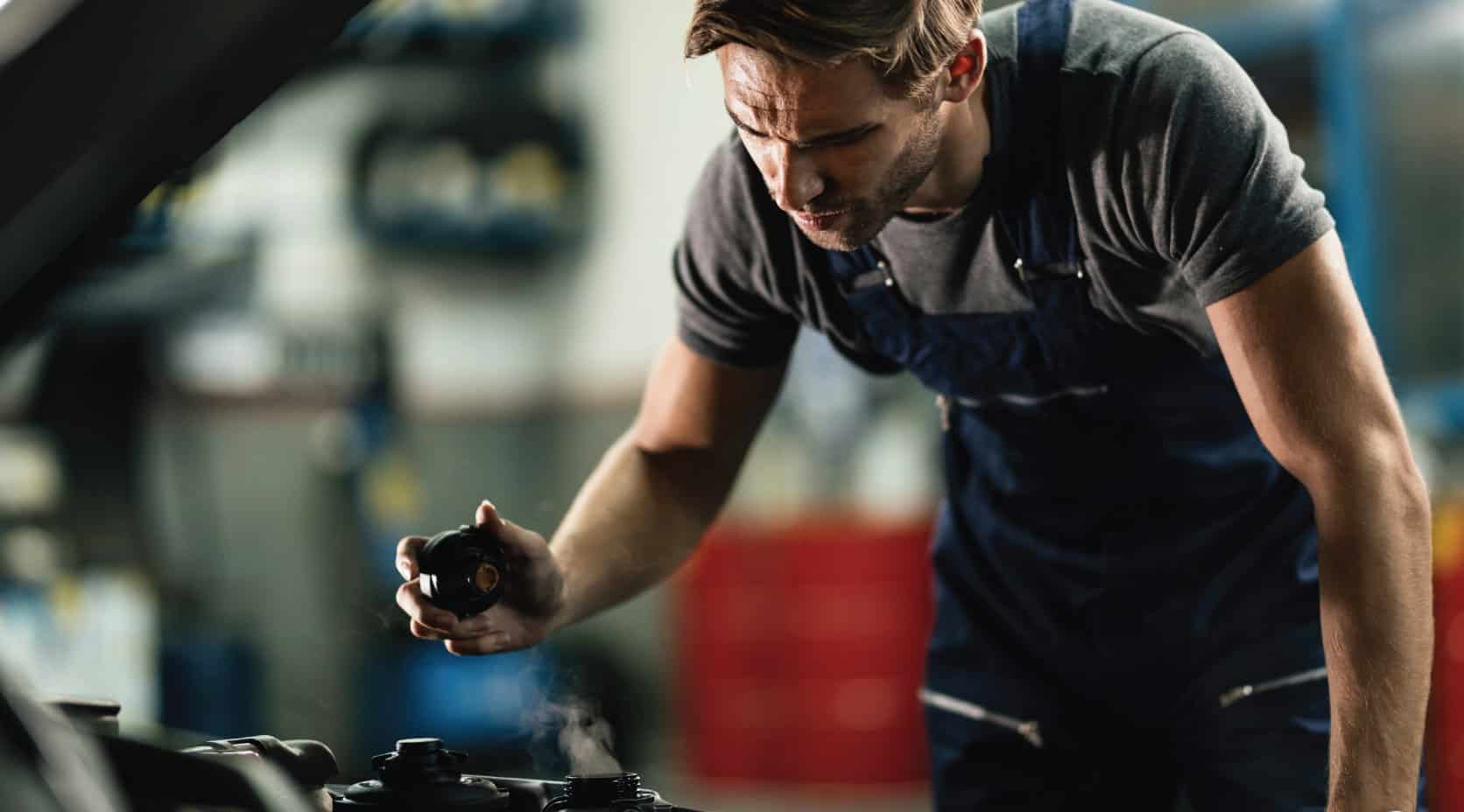 Advanced AC and cooling system diagnostic equipment at Race Track Auto Services in Houston Texas