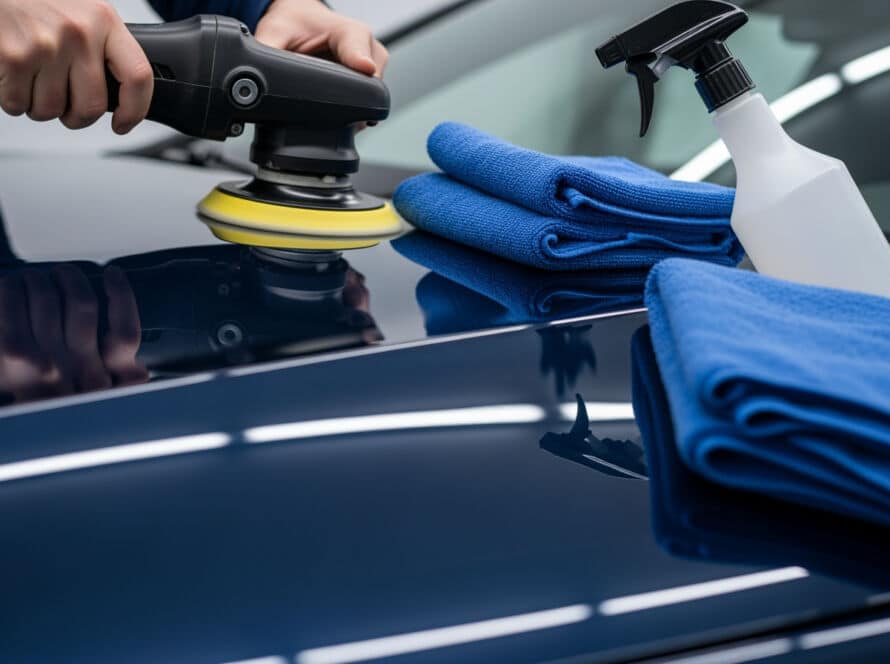 Exterior detailing service technician Houston Texas auto center