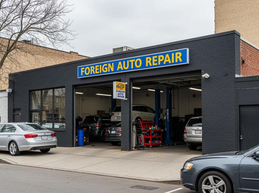 Foreign auto repair service technician Houston Texas auto center