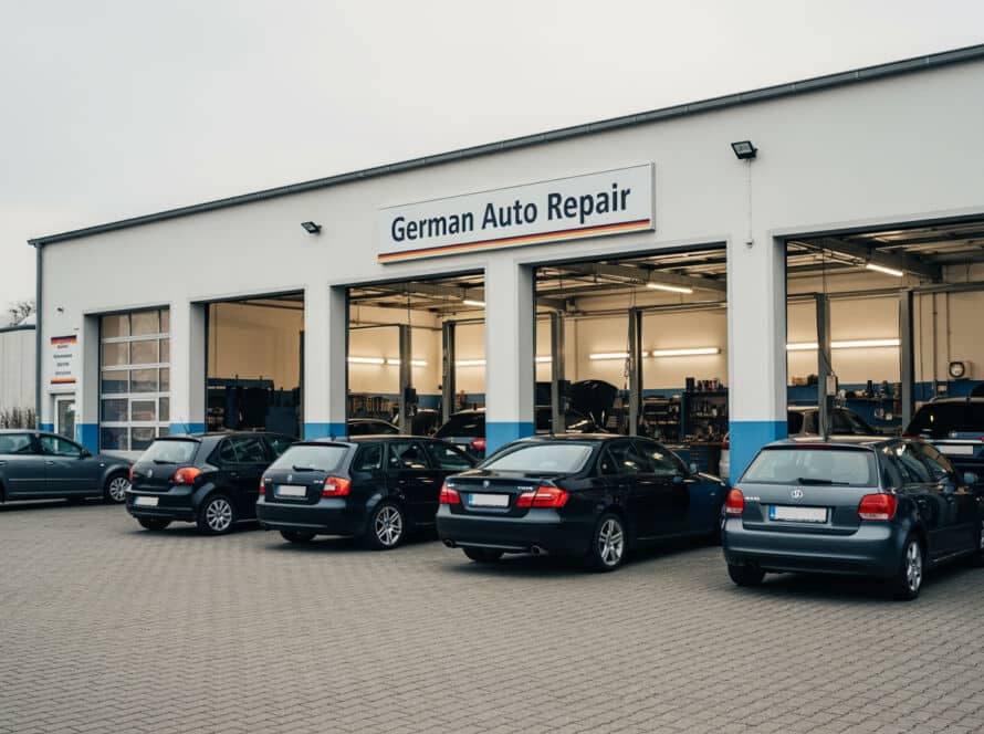 German auto repair shop near me service technician Houston Texas BMW Mercedes