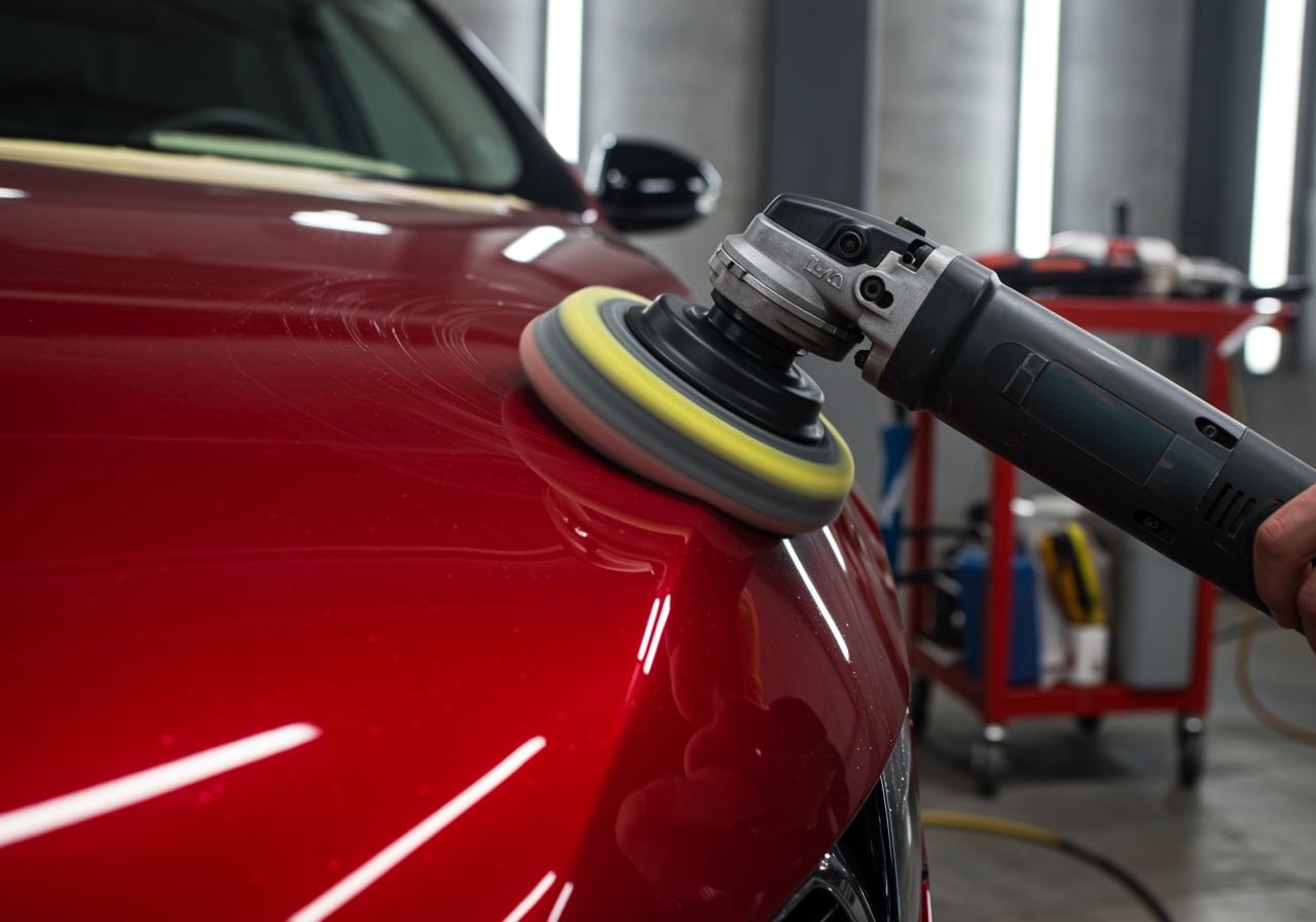 Auto paint restoration process Houston Texas paint center