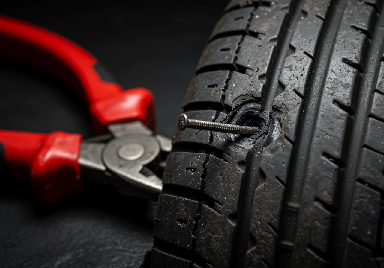 Flat tire emergency response Houston Texas auto center