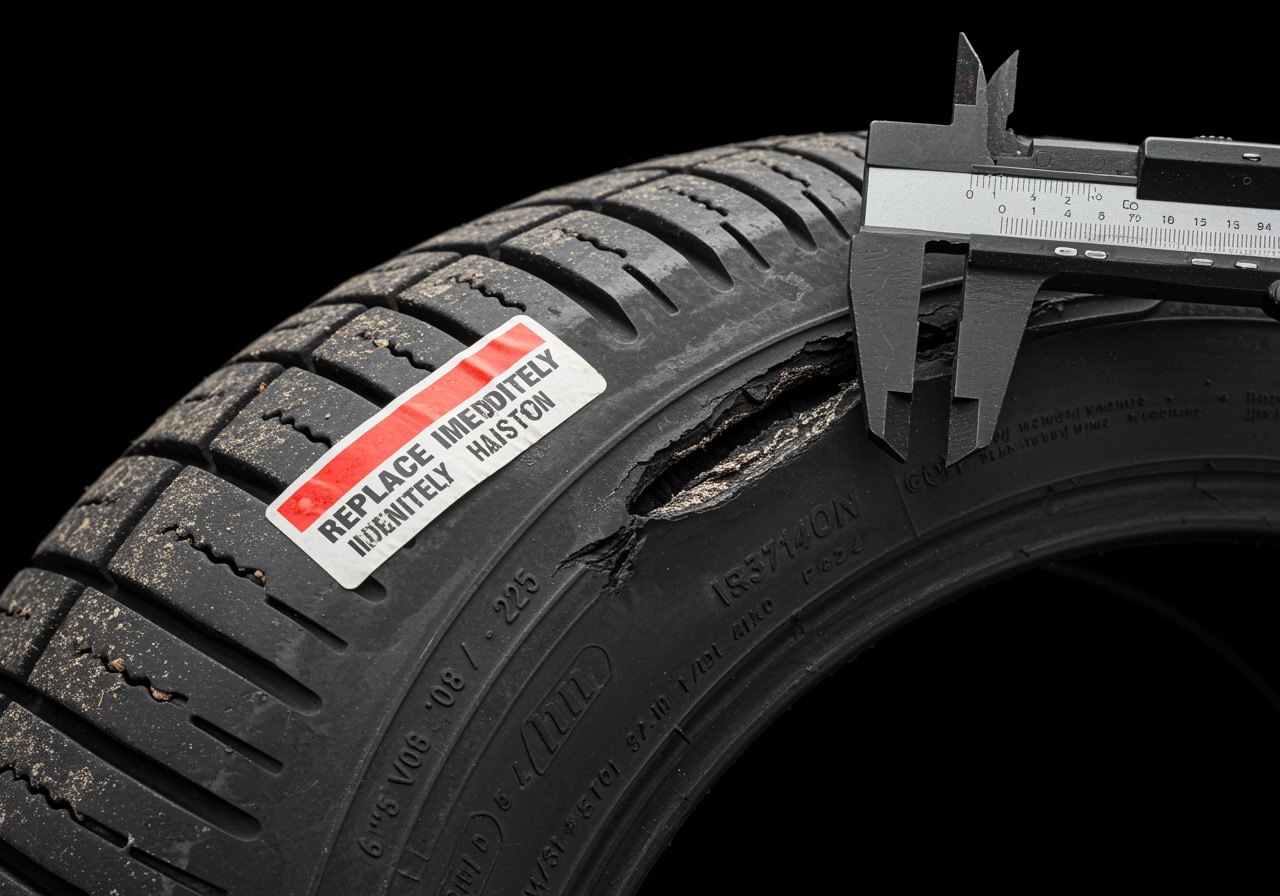 Run flat tire repair assessment demonstration Run flat tire patch feasibility Houston Texas