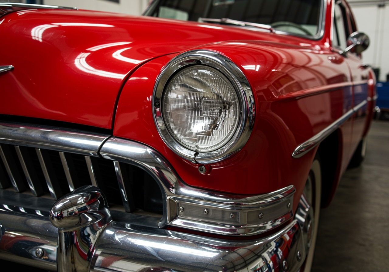 Before after classic car restoration transformation Houston Texas