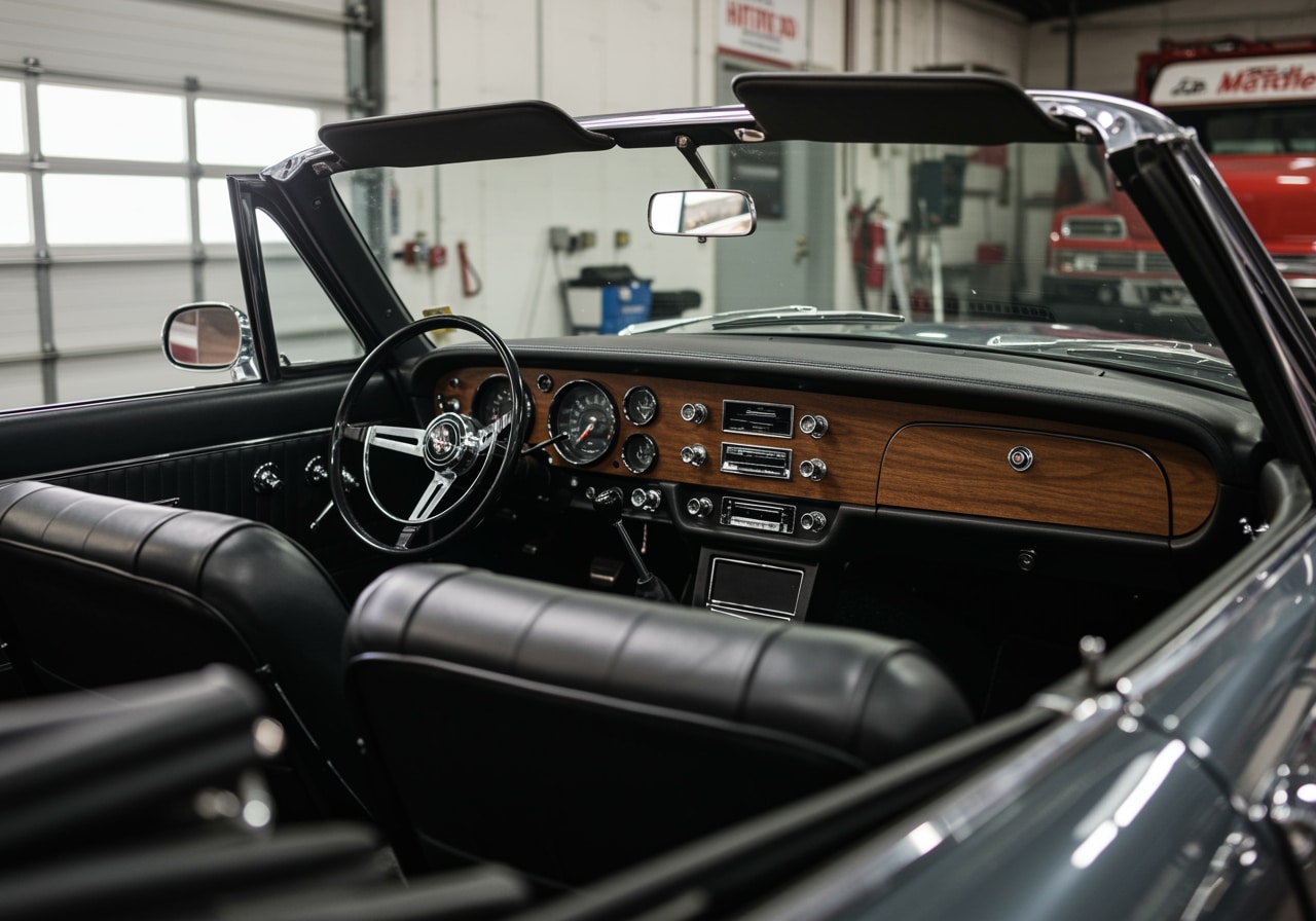 Multi-stage classic car restoration process Houston Texas