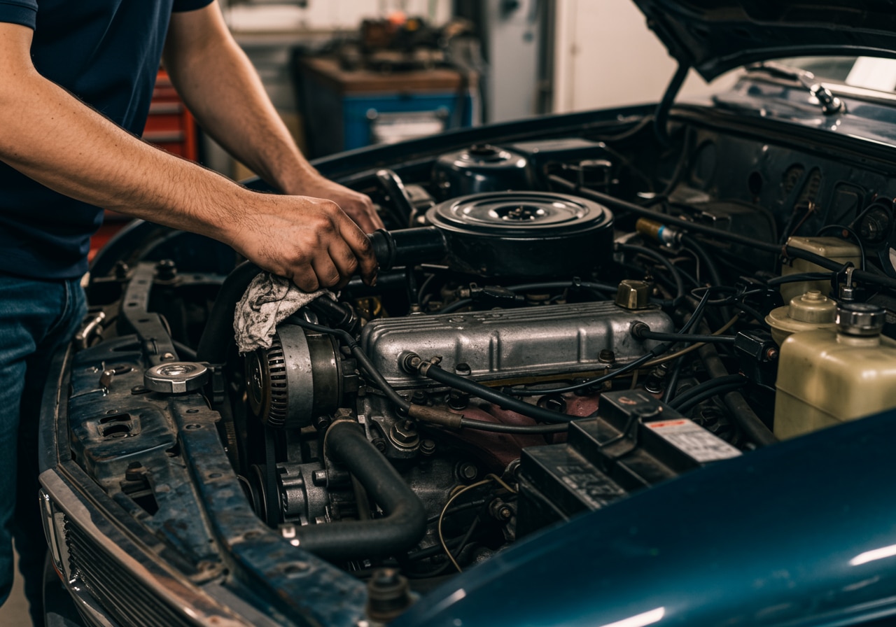 Multi-stage diesel engine repair process Houston Texas