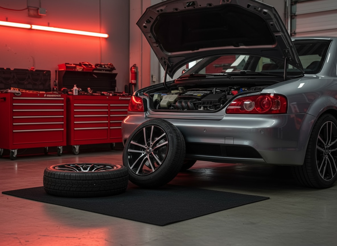 Spare tire safety installation process Houston Texas