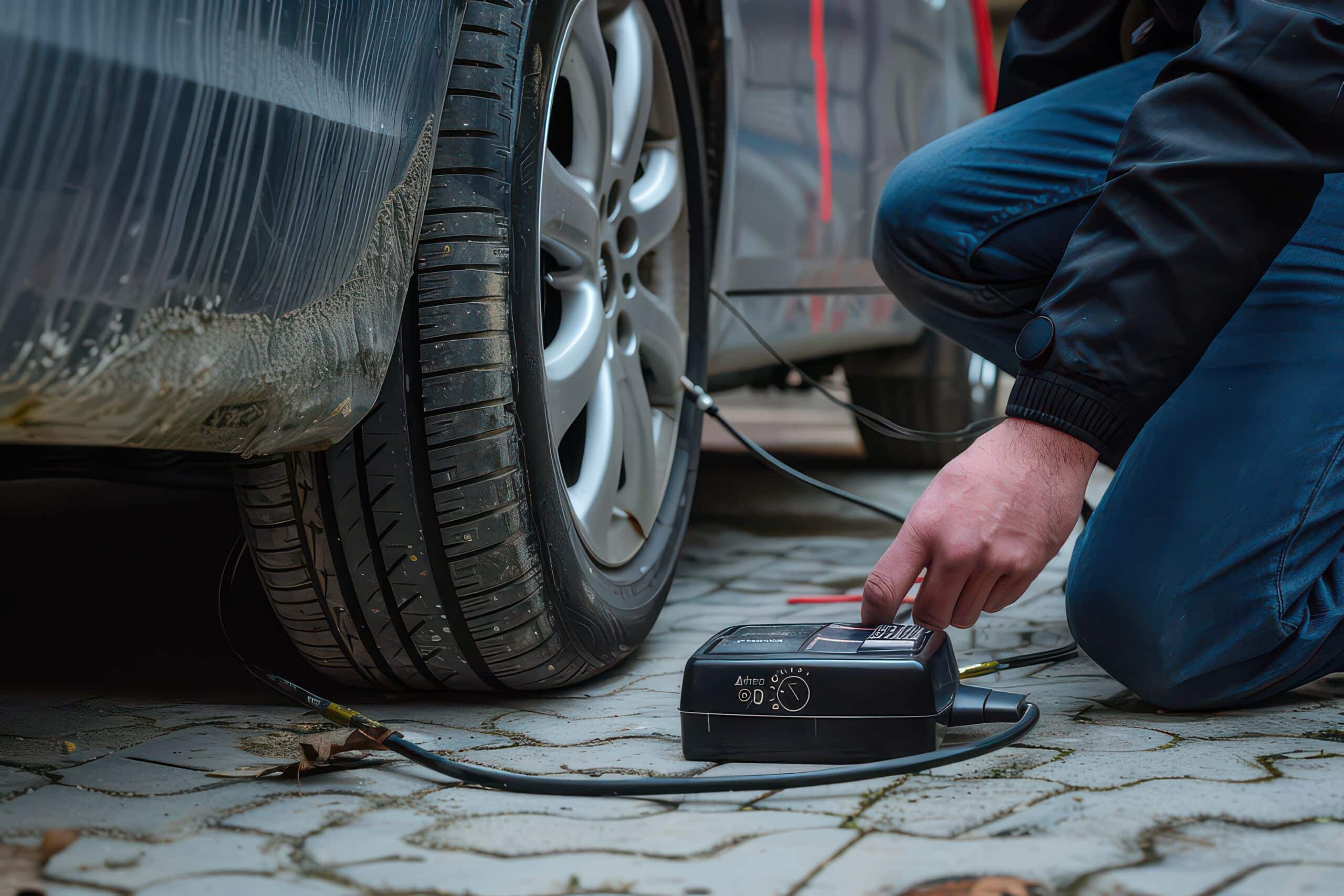 Professional tire plug performance Houston Texas