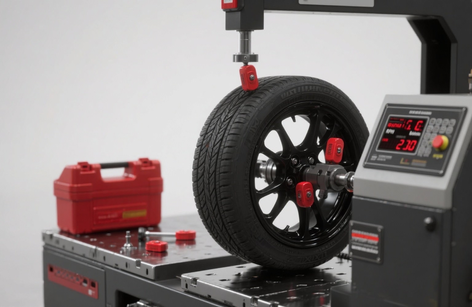 Professional tire alignment service timing at Race Track Auto Center How long does tire alignment take Houston Texas auto center