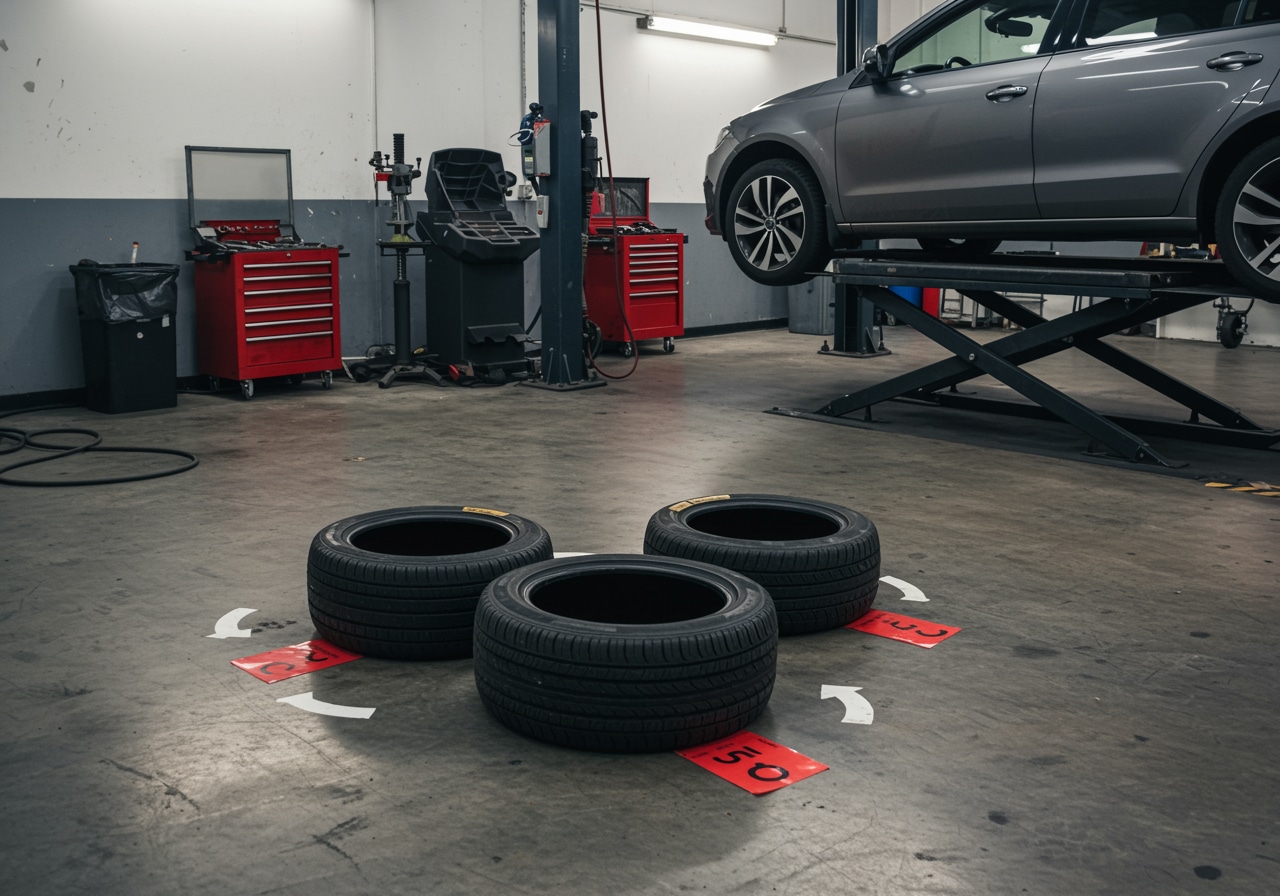 Tire rotation frequency results Houston Texas comparison