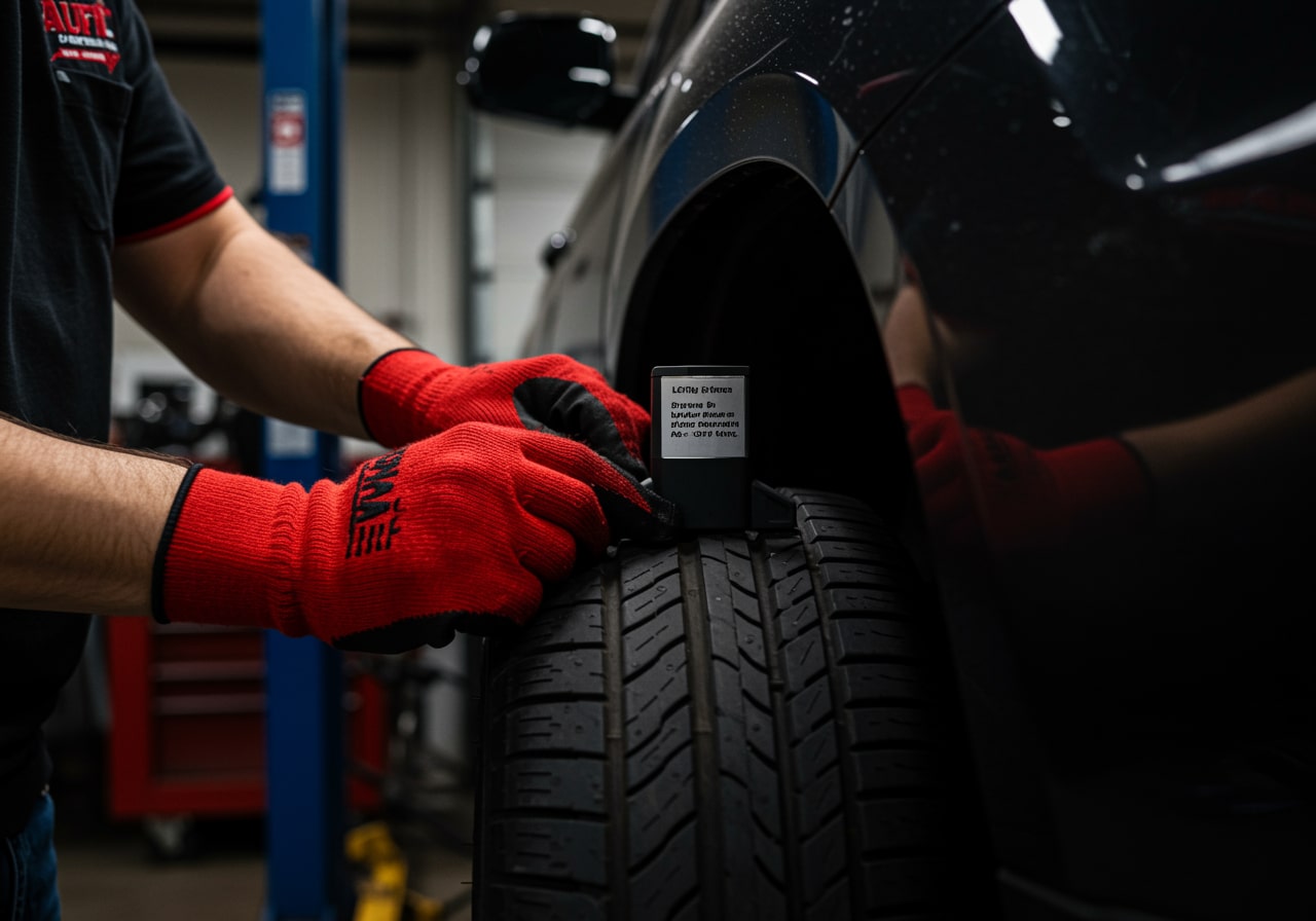 Before and after tire rotation results