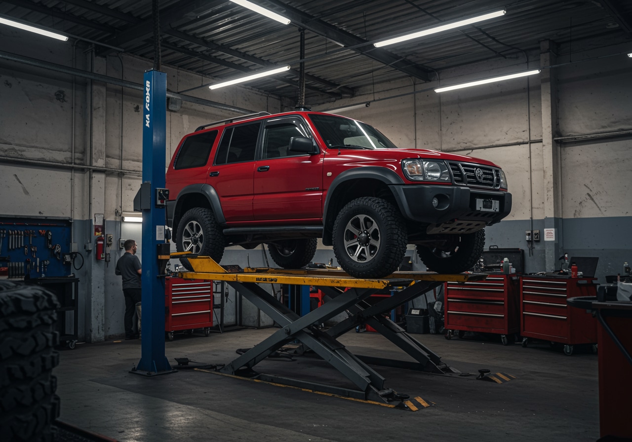 Before after Jeep service transformation Houston Texas