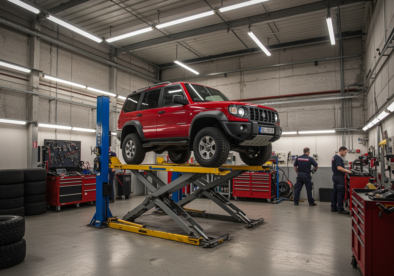 Multi-stage Jeep diagnostic process Houston Texas