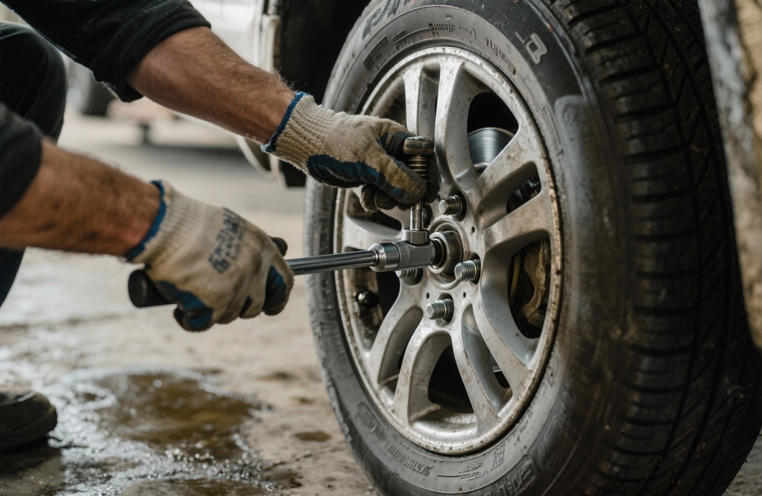 Professional tire rotation patterns Houston Texas