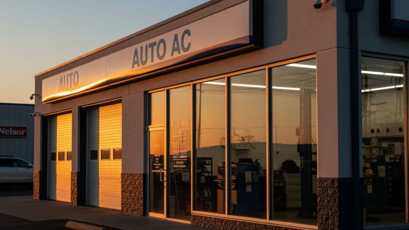 AC repair service technician Houston Texas auto shop