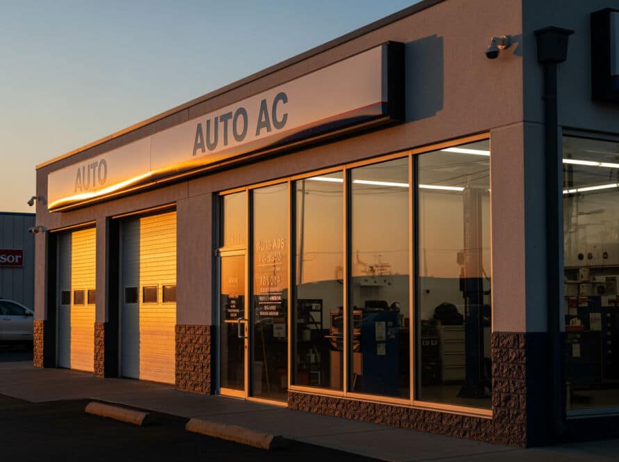 AC repair service technician Houston Texas auto shop