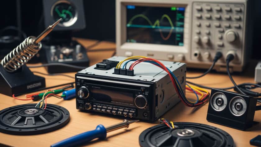 Auto radio repair shop near me Houston Texas car stereo service center