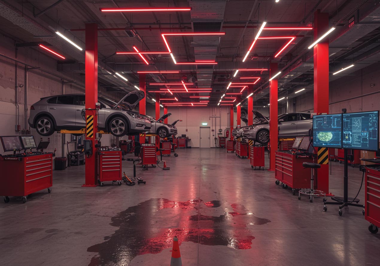 Before after electrical auto repair transformation Houston Texas