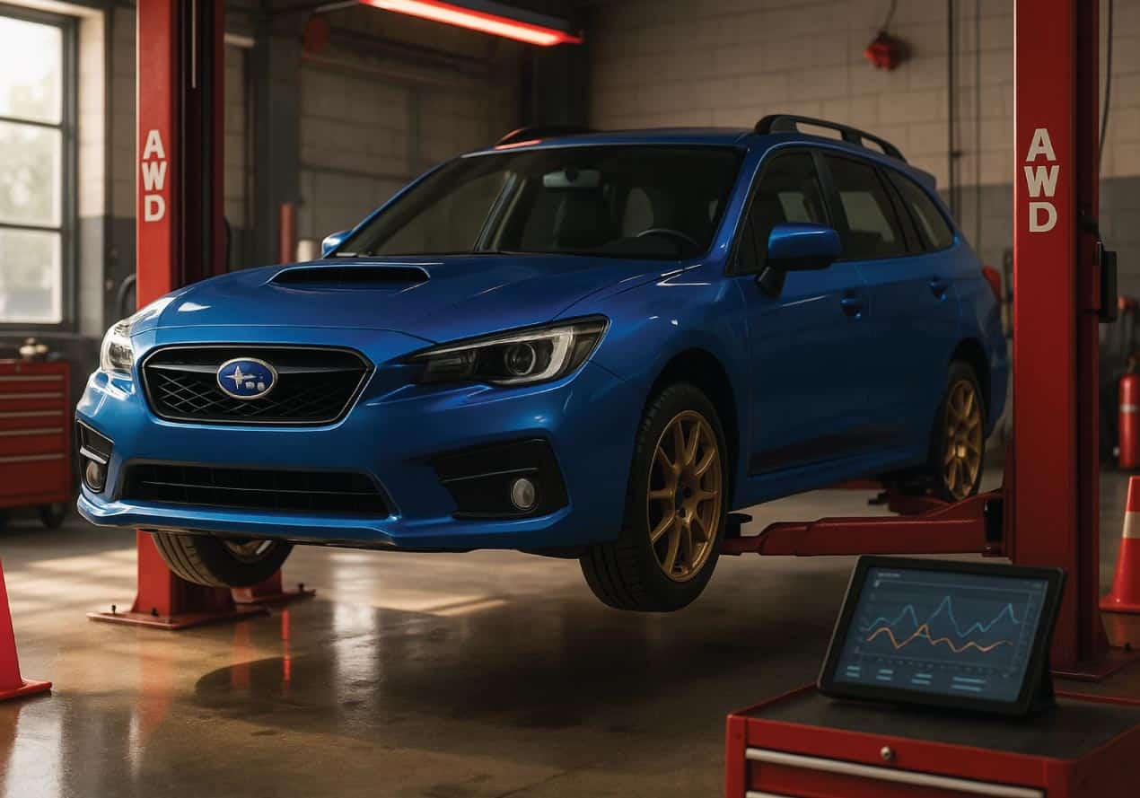 Before after Subaru auto repair transformation Houston Texas