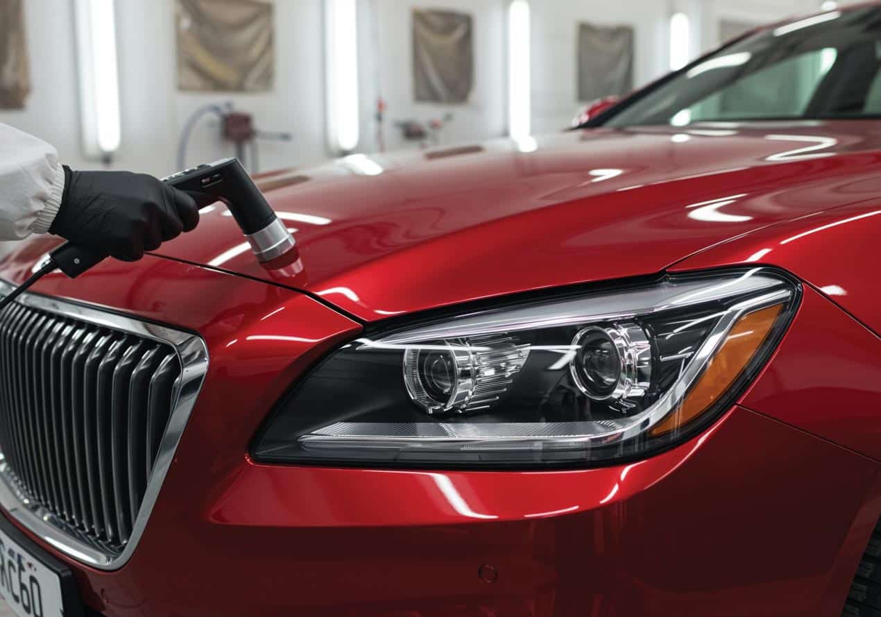 Acura paint matching process Houston Texas luxury