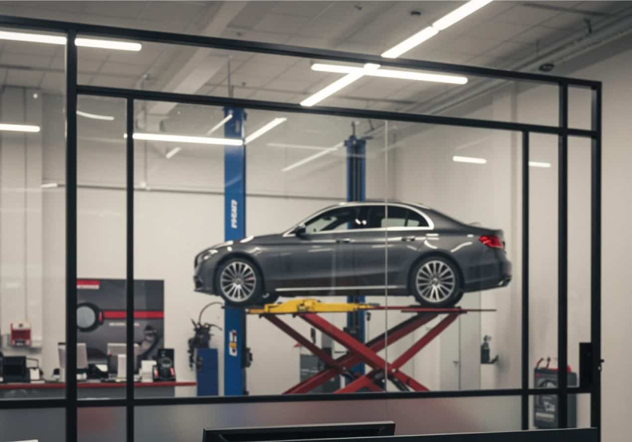 Mercedes-Benz diagnostic equipment in action Professional Mercedes diagnostic testing Houston Texas