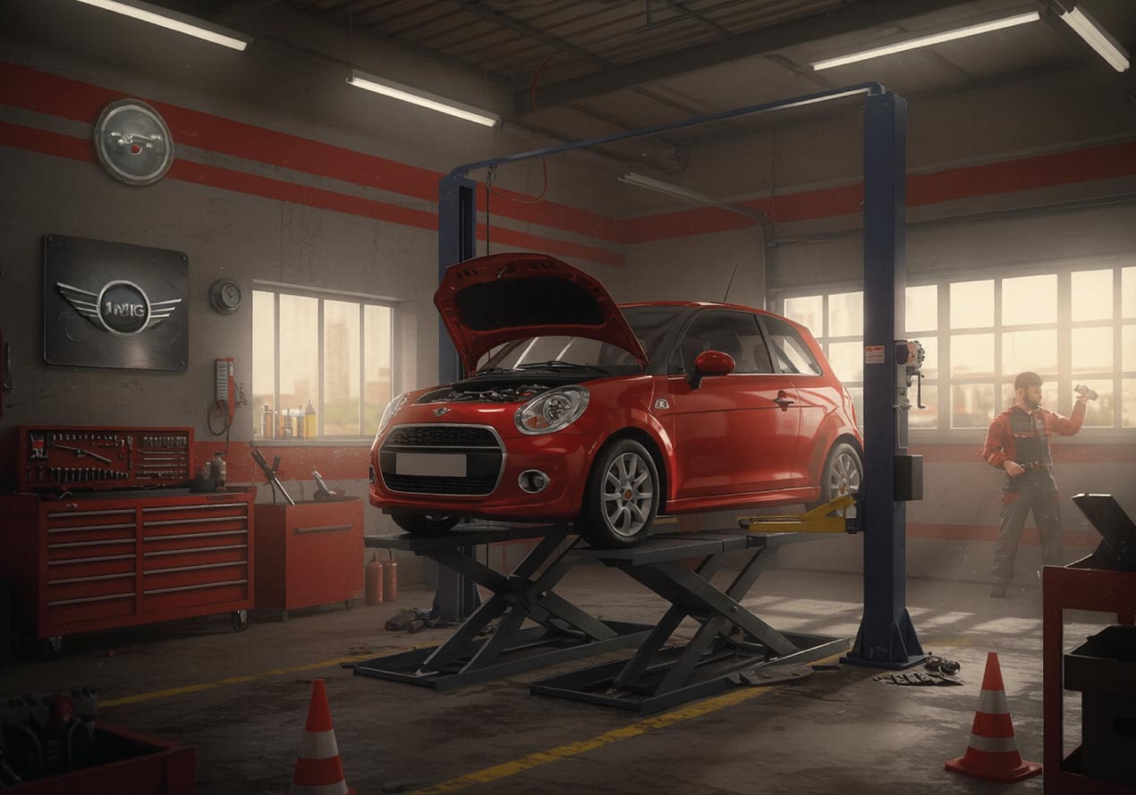 Professional Mini repair stages demonstration Multi-stage Mini repair process Houston Texas