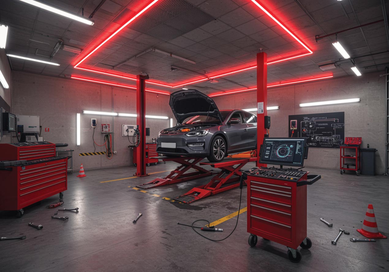Lexus auto repair restoration process Houston Texas auto center