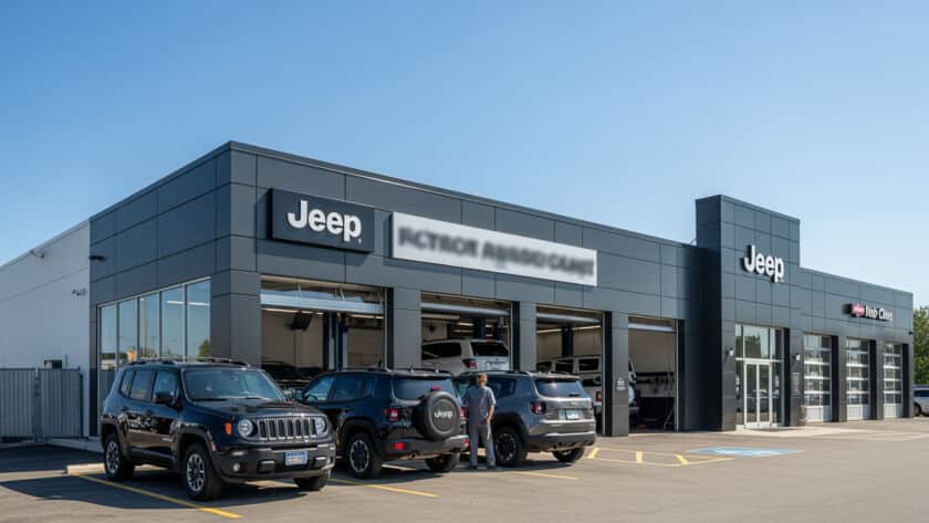 Jeep auto repair service technician Houston Texas repair facility