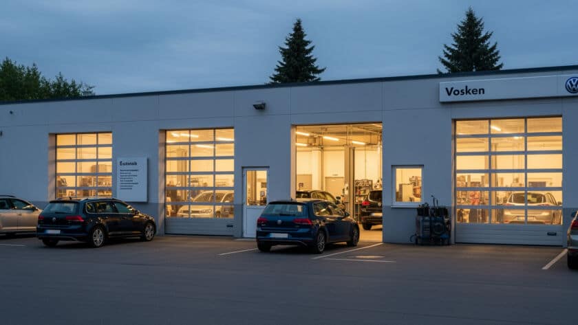 Volkswagen auto repair service technician Houston Texas repair facility