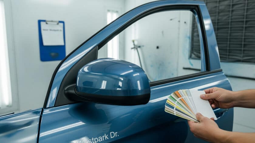 Auto body shop rust repair technician Houston Texas corrosion removal