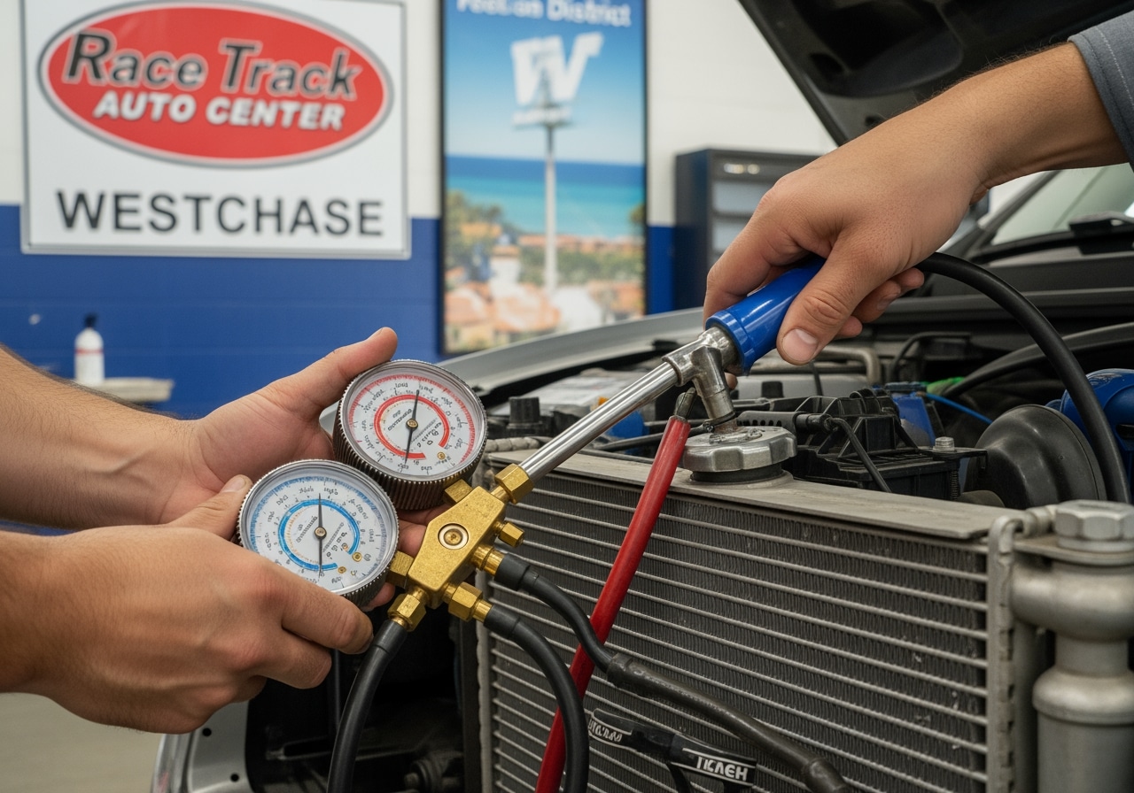 Auto radiator repair shop service Houston Texas cooling system