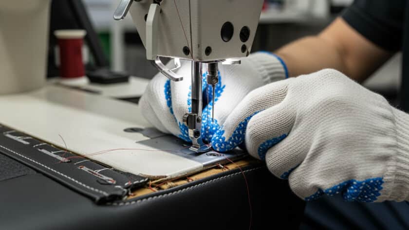 Auto seat repair shop technician Houston Texas upholstery restoration