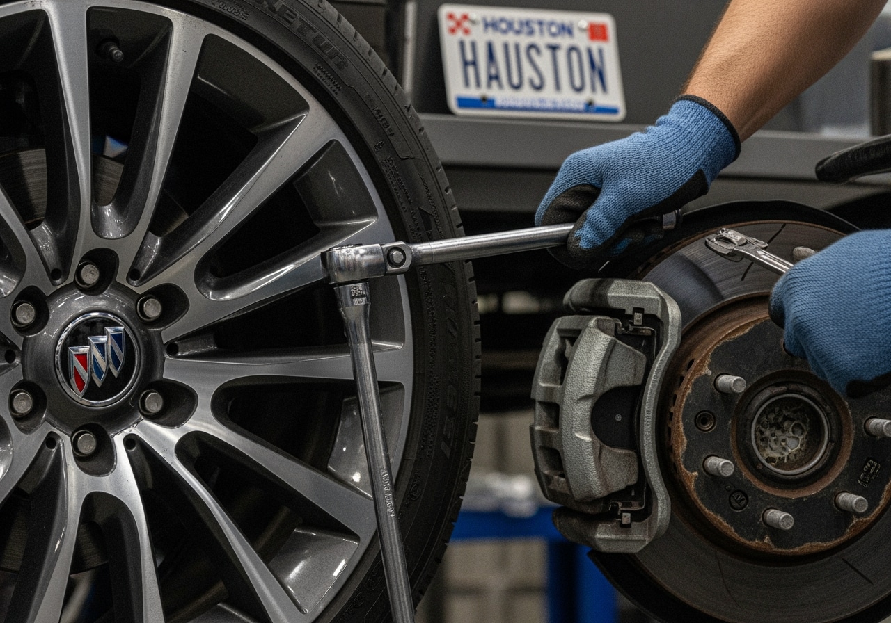 Before after Buick auto service Houston Texas