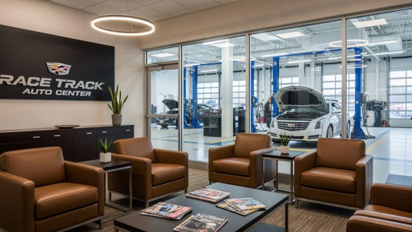 Cadillac auto repair service technician Houston Texas auto shop