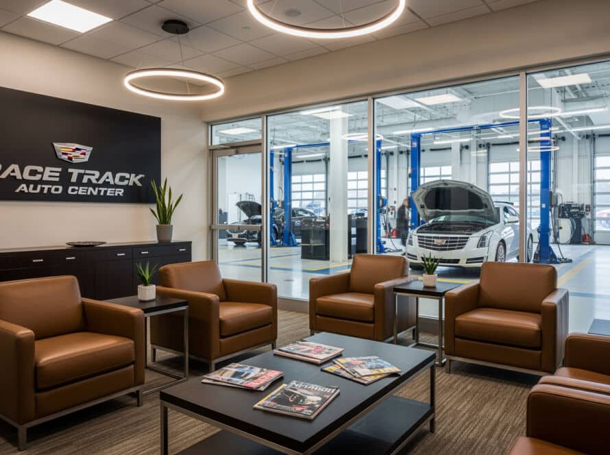 Cadillac auto repair service technician Houston Texas auto shop