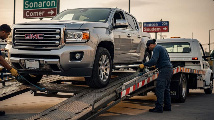 GMC auto service technician Houston Texas service center