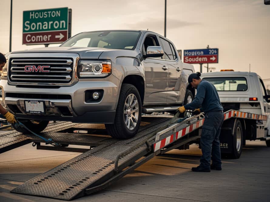 GMC auto service technician Houston Texas service center