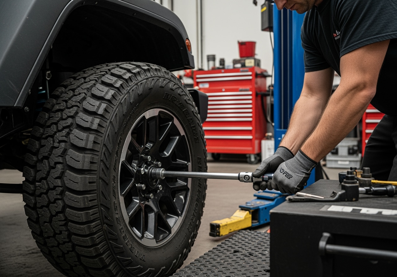 Before after Jeep auto service Houston Texas