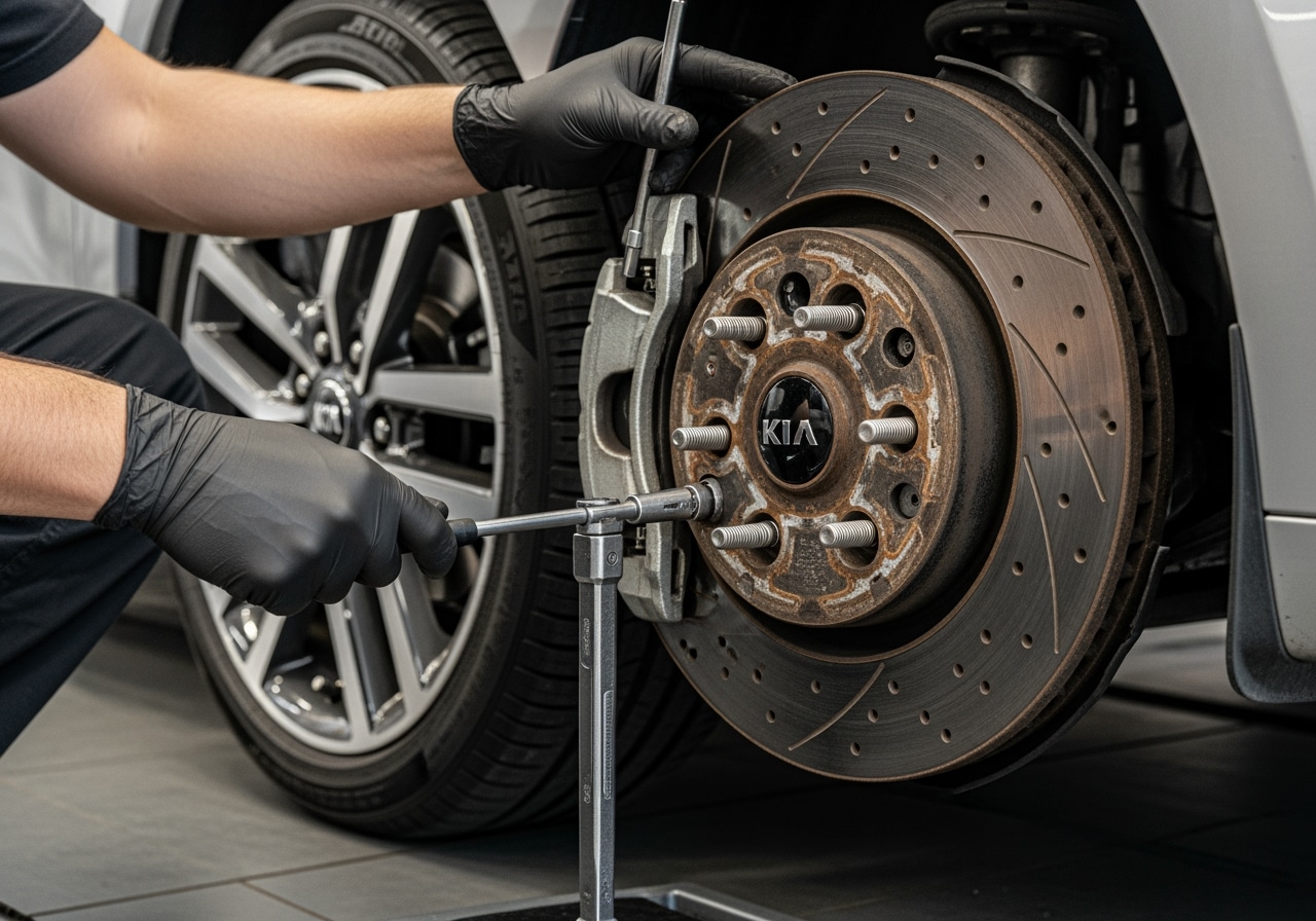 Kia auto repair restoration process Houston Texas auto center