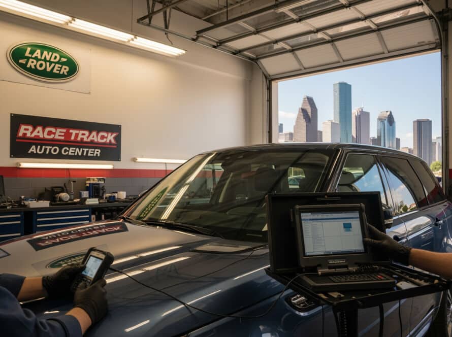 Land Rover auto repair service technician Houston Texas auto shop