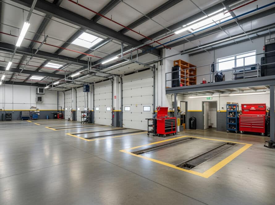 Auto mechanic shop for lease Houston Texas automotive repair facility rental professional equipment