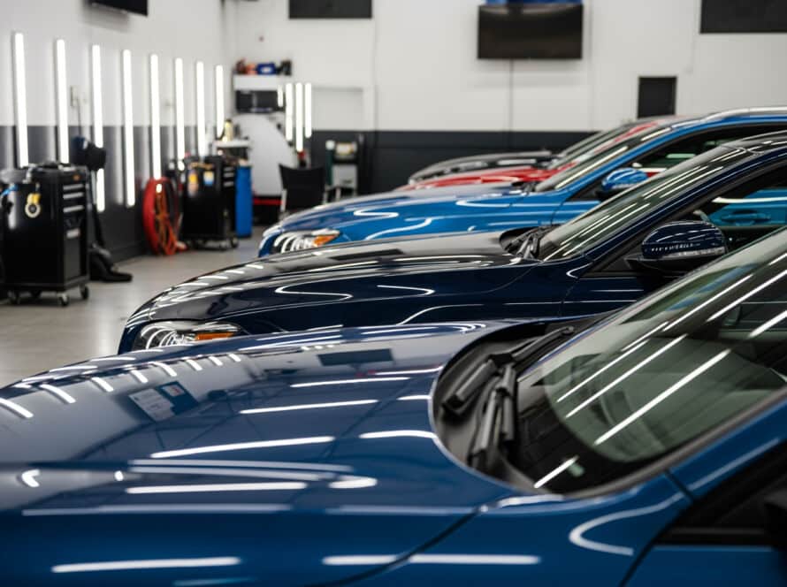 Professional car detailing services Houston Texas automotive detailing interior exterior Race Track Auto Center