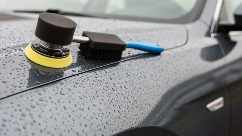 Car detailing kit interior exterior supplies professional auto detailing products Houston Texas service center