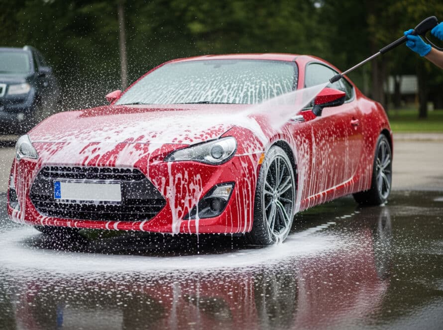 Professional car exterior detailing services Houston Texas automotive paint protection ceramic coating Race Track Auto Center